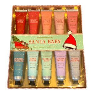 BODY PRESCRIPTIONS *SANTA BABY* 10 pcs Winter Hand Cream Collection NIB